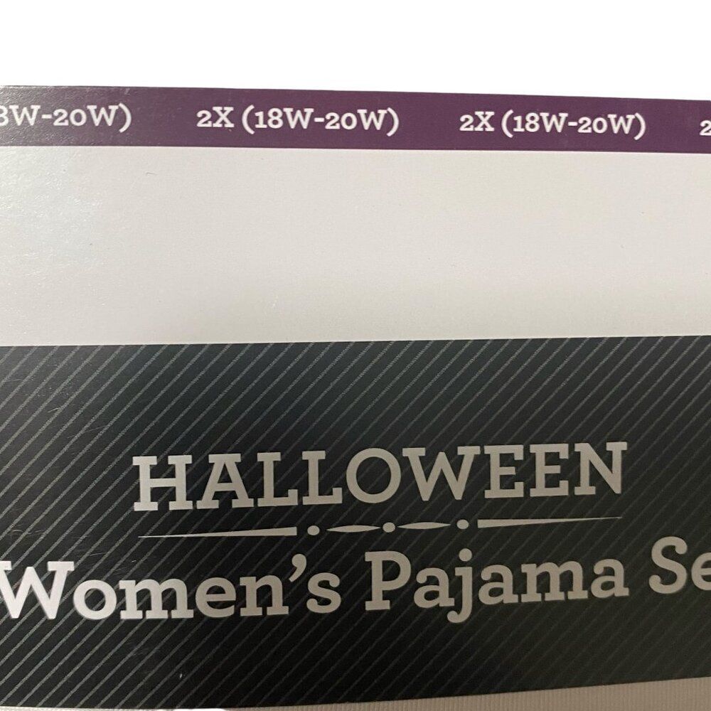 NEW Mummy Pajama Set Halloween Top and Pants Womens Plus Size 2XL - Picture 4 of 4